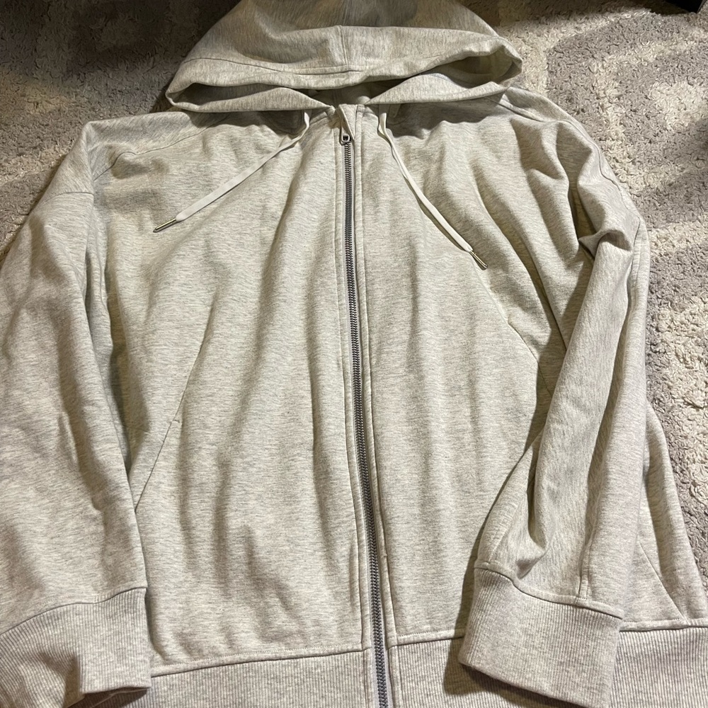 Lululemon Heathered grey full zip